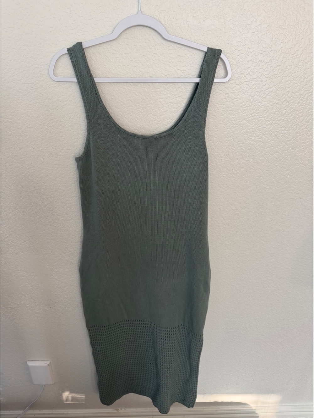 Universal Thread Sleeveless Knit Midi Dress crochet resort beachwear boho whimsy